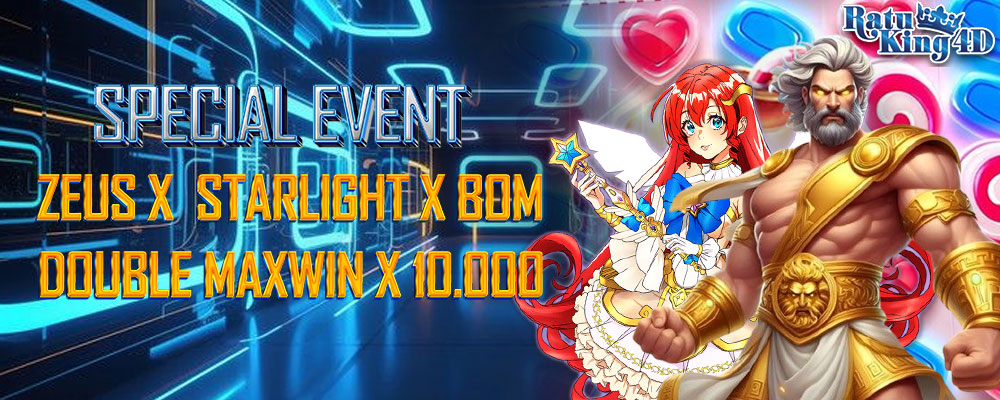 Event Zeus , Starlight Princess & Sweet Bonanza MA
